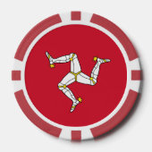 Vlag van Man Poker Chips (Voorkant)