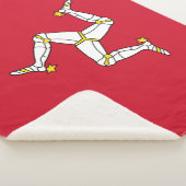 Vlag van Man Sherpa Deken (3/4)