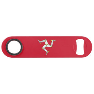 Vlag van Man Speed Flessenopener