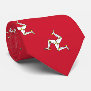 Vlag van Man Stropdas