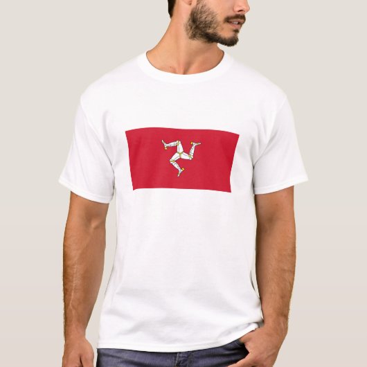 Vlag van Man T-shirt (Voorkant)