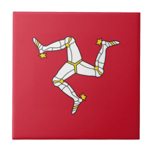 Vlag van Man Tegeltje