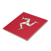 Vlag van Man Tegeltje (Zijkant)