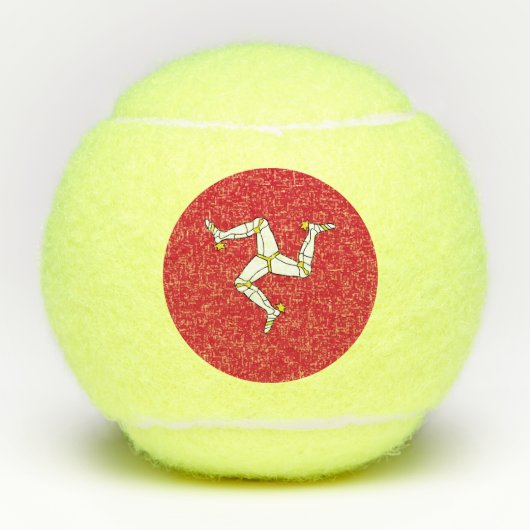 Vlag van Man Tennisballen (Voorkant)