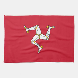 Vlag van Man Theedoek
