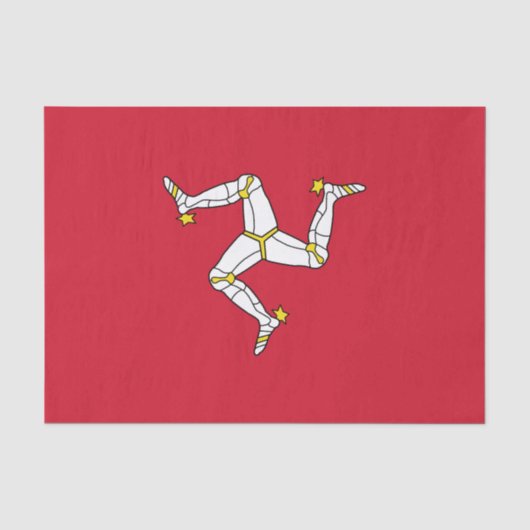 Vlag van Man Tissuepapier (Voorkant)