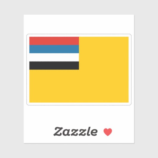 Vlag van Manchukuo Sticker (Vel)