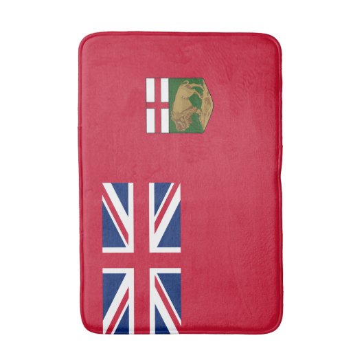 Vlag van Manitoba Badmat (Voorkant Verticaal)