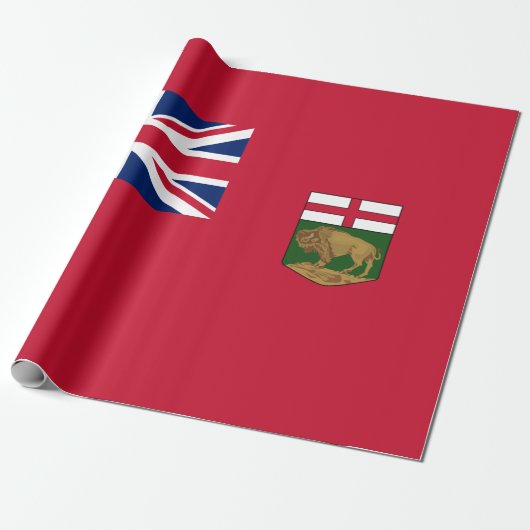 Vlag van Manitoba Cadeaupapier (Uitgerold)