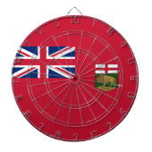 Vlag van Manitoba Dartbord (Voorkant)
