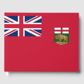 Vlag van Manitoba Gastenboek (Voorkant)