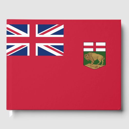 Vlag van Manitoba Gastenboek (Voorkant)