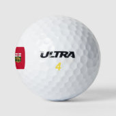 Vlag van Manitoba Golfballen (Logo)