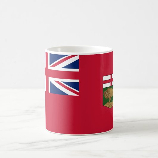 Vlag van Manitoba Koffiemok (Center)