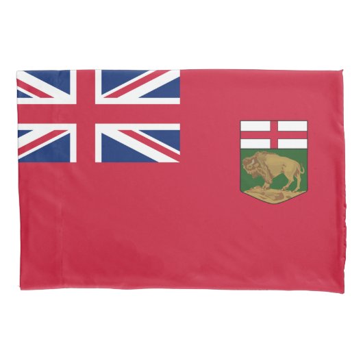 Vlag van Manitoba Kussensloop (Voorkant)