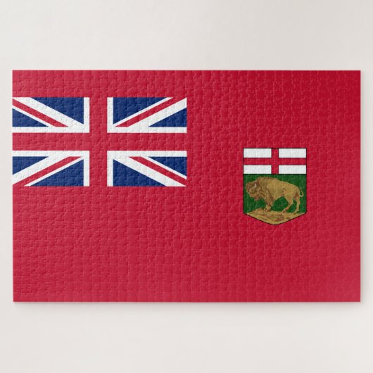 Vlag van Manitoba Legpuzzel (Horizontaal)