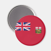 Vlag van Manitoba Magneet (Voorkant / Achterkant)