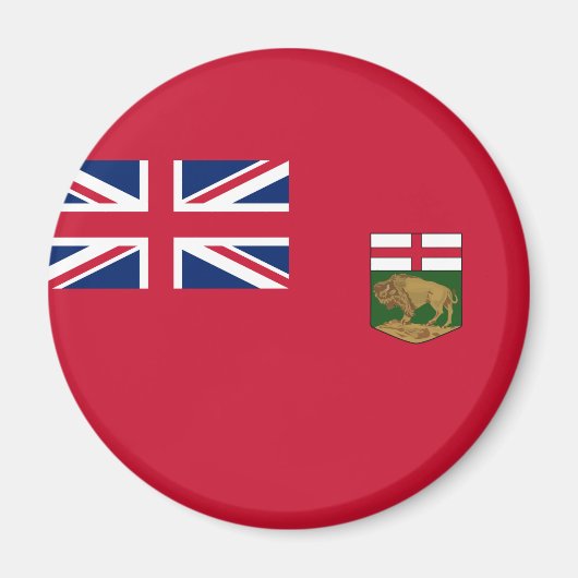 Vlag van Manitoba Magneet (Voorkant)