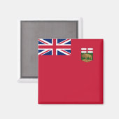Vlag van Manitoba Magneet (Voorkant / Achterkant)