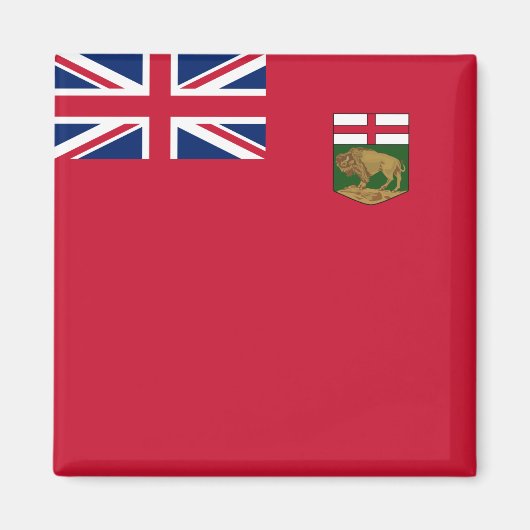 Vlag van Manitoba Magneet (Voorkant)