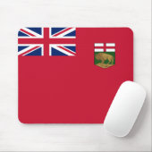 Vlag van Manitoba Muismat (Met muis)