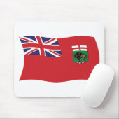Vlag van Manitoba Muismat (Met muis)