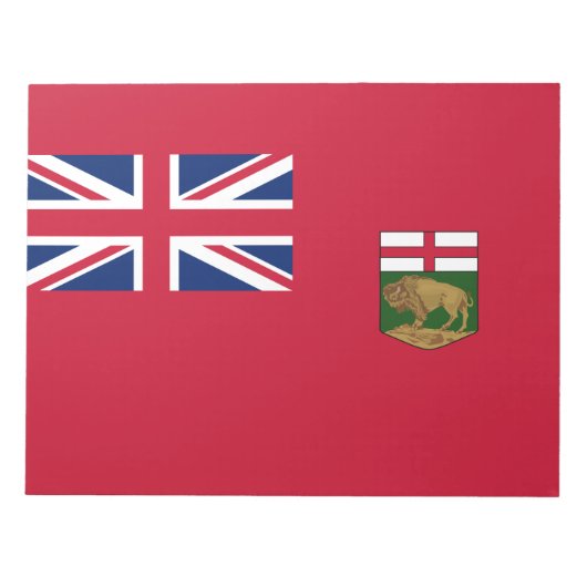 Vlag van Manitoba Notitieblok (Voorkant)