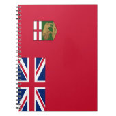 Vlag van Manitoba Notitieboek (Voorkant)