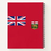 Vlag van Manitoba Notitieboek (Achterkant)