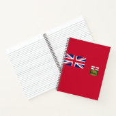 Vlag van Manitoba Notitieboek (Binnen)