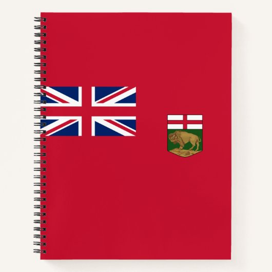 Vlag van Manitoba Notitieboek (Voorkant)