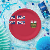 Vlag van Manitoba Papieren Bordje (Feest)