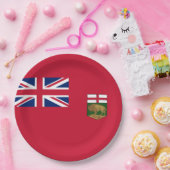 Vlag van Manitoba Papieren Bordje (Feest)