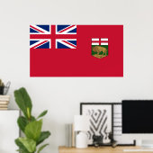 Vlag van Manitoba Poster (Thuiskantoor)