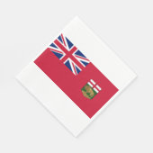 Vlag van Manitoba Servet (Hoek)