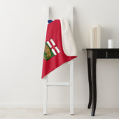 Vlag van Manitoba Sherpa Deken (In situ)
