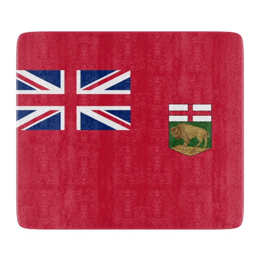 Vlag van Manitoba Snijplank (Voorkant)