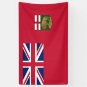 Vlag van Manitoba Spandoek (Verticaal)
