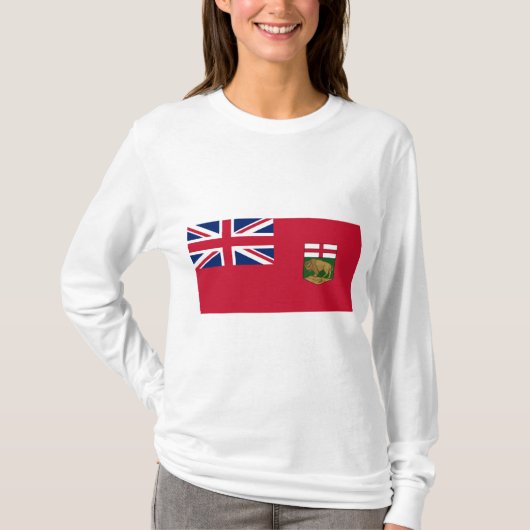 Vlag van Manitoba T-shirt (Voorkant)