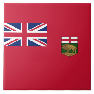 Vlag van Manitoba Tegeltje