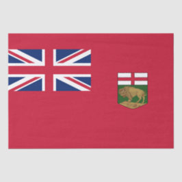 Vlag van Manitoba Tissuepapier