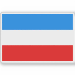 Vlag van Mannheim, Duitsland Sticker