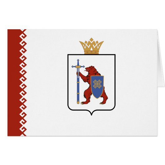 Vlag van Mari El (Voorkant Horizontaal)