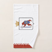 Vlag van Mari El Bad Handdoek (Handdoek)
