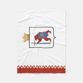 Vlag van Mari El Fleece Deken (Voorkant)