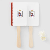 Vlag van Mari El Handwaaier (Voorkant en achterkant)