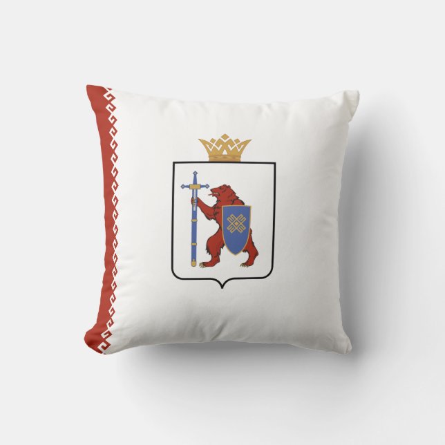 Vlag van Mari El Kussen (Voorkant)