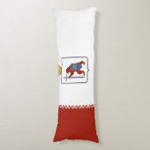 Vlag van Mari El Lichaamskussen (Voorkant Verticaal)