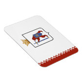 Vlag van Mari El Magneet (Rechterzijde)