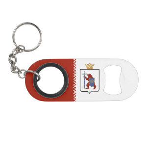 Vlag van Mari El Mini Flessenopener
